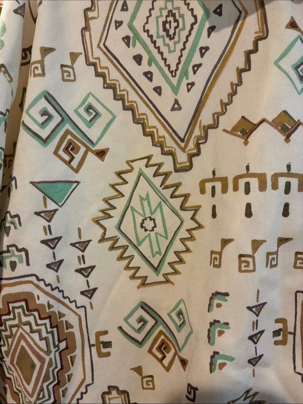 Zara Printed Bomber Jacket Aztec Geometric Southwestern Zip Up Size M - Picture 4 of 15